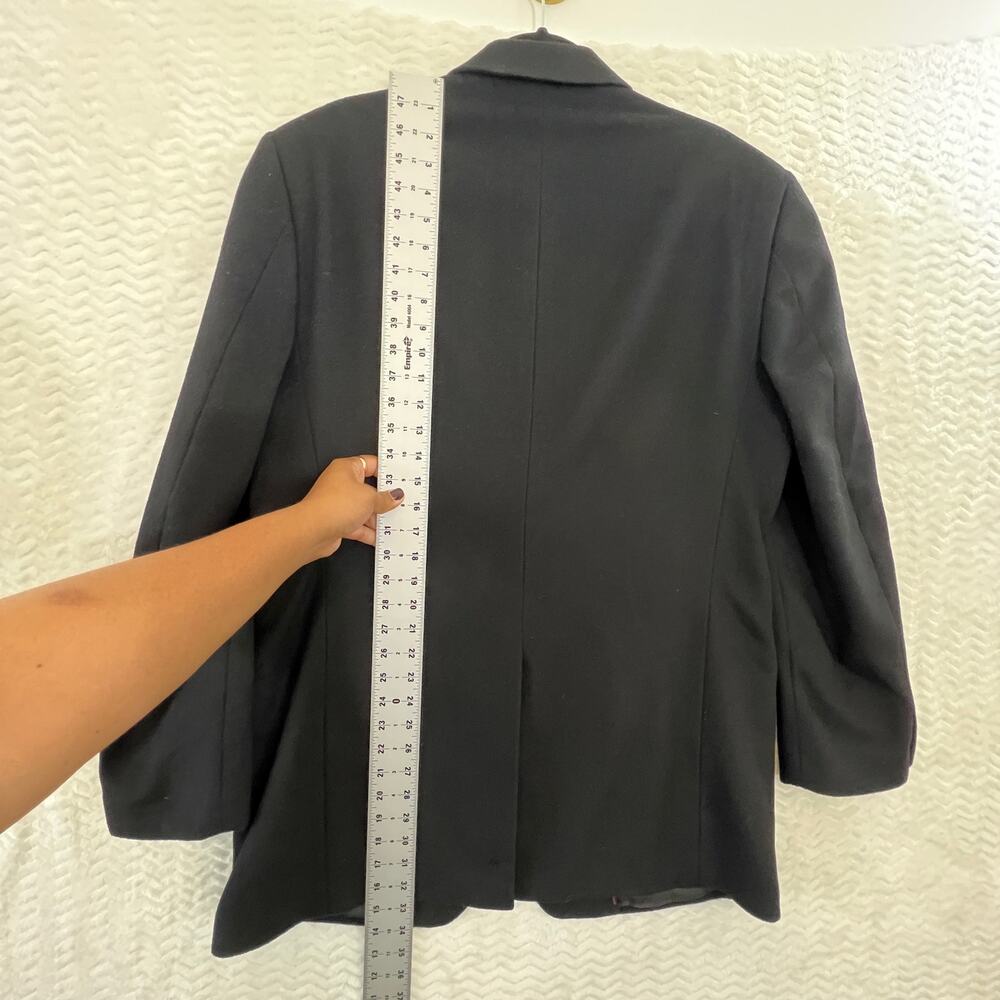 Chereskin Cashmere Wool Silk Black Blazer Jacket Sport Coat Mens 42 Long - Picture 9 of 11
